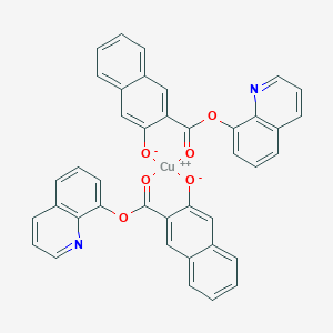 Bis(8-quinolinyl 3-hydroxy-2-naphthalenecarboxylato-O2',O3)copper