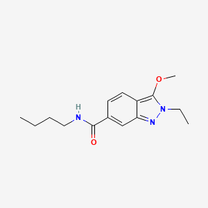 N-Butyl-2-ethyl-3-methoxy-2H-indazole-6-carboxamide