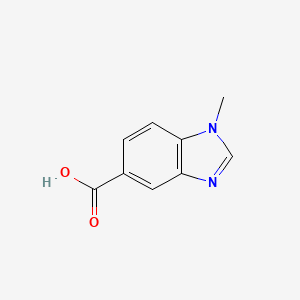 molecular formula C9H8N2O2 B1309554 1-Methyl-1H-benzimidazole-5-carboxylic acid CAS No. 53484-17-6