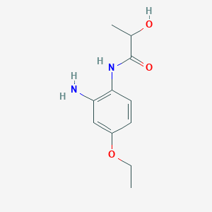 molecular formula C11H16N2O3 B1309556 N-(2-氨基-4-乙氧基苯基)-2-羟基丙酰胺 CAS No. 883291-43-8