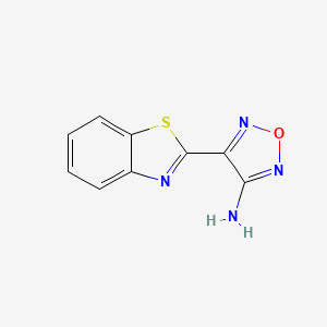 4-(1,3-Benzothiazol-2-yl)-1,2,5-oxadiazol-3-amine