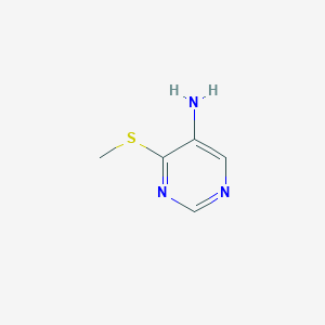 4-Methylsulfanylpyrimidin-5-amine