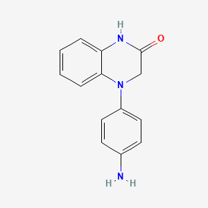 4-(4-Aminophenyl)-3,4-dihydroquinoxalin-2(1H)-one