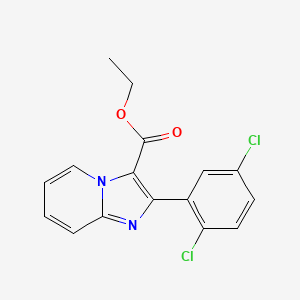 Ethyl 2-(2,5-dichlorophenyl)imidazo[1,2-A]pyridine-3-carboxylate