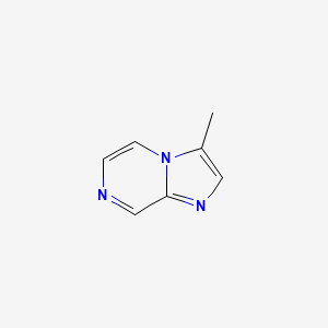 molecular formula C7H7N3 B13095714 3-Methylimidazo[1,2-A]pyrazine CAS No. 33668-81-4