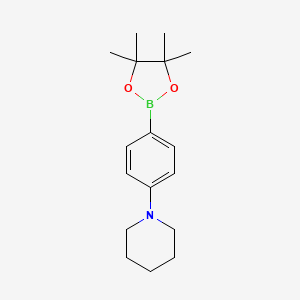 1-[4-(4,4,5,5-Tetramethyl-1,3,2-dioxaborolan-2-yl)phenyl]piperidine