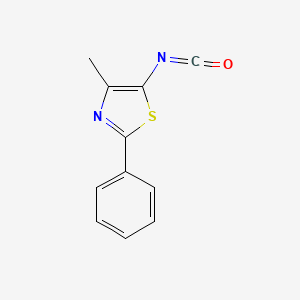 5-Isocyanato-4-methyl-2-phenyl-1,3-thiazole