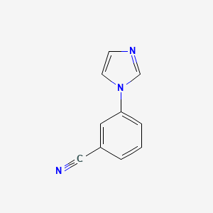 molecular formula C10H7N3 B1309578 3-(1H-imidazol-1-yl)benzonitrile CAS No. 25699-85-8