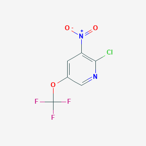 2-Chloro-3-nitro-5-(trifluoromethoxy)pyridine