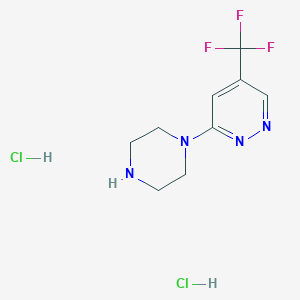 3-(Piperazin-1-yl)-5-(trifluoromethyl)pyridazine dihydrochloride