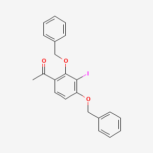 1-(2,4-Bis(benzyloxy)-3-iodophenyl)ethanone