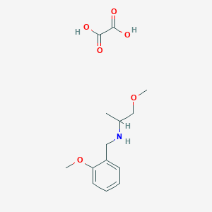 molecular formula C14H21NO6 B13095880 (2-Methoxy-benzyl)-(2-methoxy-1-methyl-ethyl)-amine oxalate 