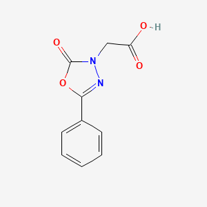 (2-oxo-5-phenyl-1,3,4-oxadiazol-3(2H)-yl)acetic acid