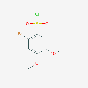 2-Bromo-4,5-dimethoxybenzene-1-sulfonyl chloride