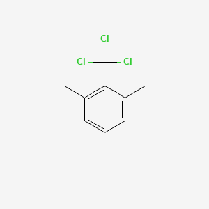 molecular formula C10H11Cl3 B1309628 1,3,5-Trimethyl-2-(trichloromethyl)benzene CAS No. 707-74-4