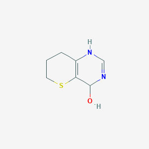 4,6,7,8-Tetrahydro-1H-thiopyrano[3,2-D]pyrimidin-4-OL