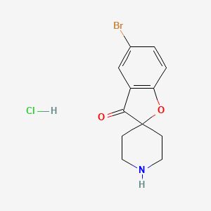 5-Bromo-3H-spiro[benzofuran-2,4'-piperidin]-3-one hcl