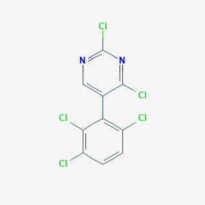 2,4-Dichloro-5-(2,3,6-trichlorophenyl)pyrimidine