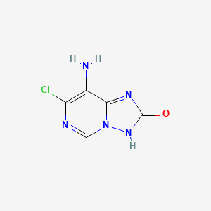 8-Amino-7-chloro[1,2,4]triazolo[1,5-c]pyrimidin-2(3h)-one