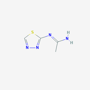 N-(1,3,4-thiadiazol-2-yl)acetimidamide