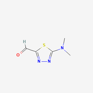 5-(Dimethylamino)-1,3,4-thiadiazole-2-carbaldehyde