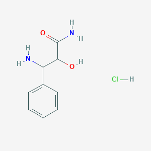 3-Amino-2-hydroxy-3-phenylpropanamide hydrochloride