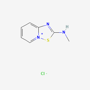 [1,2,4]Thiadiazolo[2,3-a]pyridin-4-ium, 2-(methylamino)-, chloride