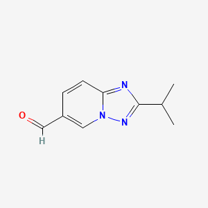 2-Isopropyl-[1,2,4]triazolo[1,5-A]pyridine-6-carbaldehyde