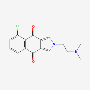 5-Chloro-2-(2-(dimethylamino)ethyl)-2H-benzo[f]isoindole-4,9-dione