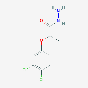 molecular formula C9H10Cl2N2O2 B1309645 2-(3,4-Dichlorophenoxy)propanohydrazide CAS No. 588673-62-5