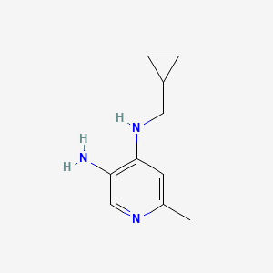 N4-(Cyclopropylmethyl)-6-methylpyridine-3,4-diamine