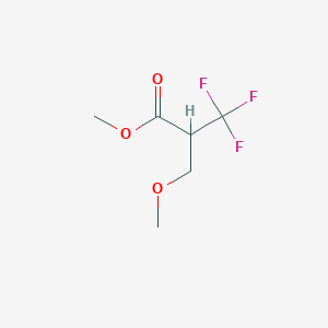 molecular formula C6H9F3O3 B1309650 Methyl 3,3,3-trifluoro-2-(methoxymethyl)propanoate CAS No. 359-88-6