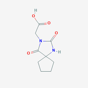 (2,4-Dioxo-1,3-diaza-spiro[4.4]non-3-yl)-acetic acid