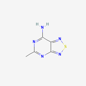 5-Methyl-[1,2,5]thiadiazolo[3,4-d]pyrimidin-7-amine