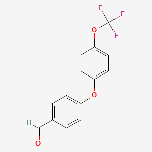 4-(4-(Trifluoromethoxy)phenoxy)benzaldehyde