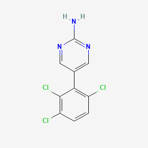 5-(2,3,6-Trichlorophenyl)pyrimidin-2-amine