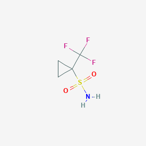 1-(Trifluoromethyl)cyclopropane-1-sulfonamide