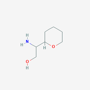 2-Amino-2-(tetrahydro-2H-pyran-2-yl)ethanol