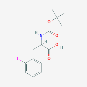 2-((tert-Butoxycarbonyl)amino)-3-(2-iodophenyl)propanoic acid