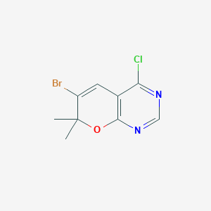 6-Bromo-4-chloro-7,7-dimethyl-7H-pyrano[2,3-d]pyrimidine