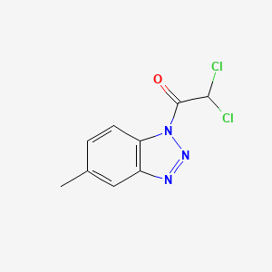 2,2-Dichloro-1-(5-methyl-1H-benzo[d][1,2,3]triazol-1-yl)ethanone