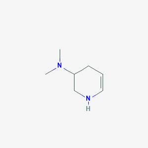 molecular formula C7H14N2 B13096772 N,N-Dimethyl-1,2,3,4-tetrahydropyridin-3-amine 