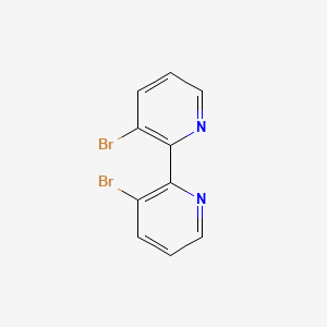 molecular formula C10H6Br2N2 B13096802 3,3'-Dibromo-2,2'-bipyridine CAS No. 1189043-17-1