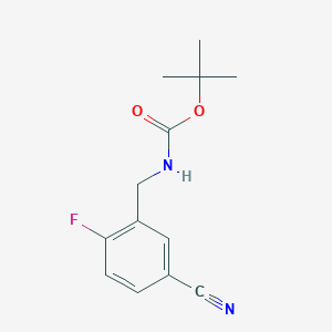 tert-Butyl 5-cyano-2-fluorobenzylcarbamate