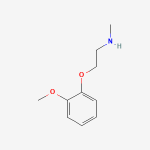 molecular formula C10H15NO2 B1309681 2-(2-methoxyphenoxy)-N-methylethanamine CAS No. 72955-82-9