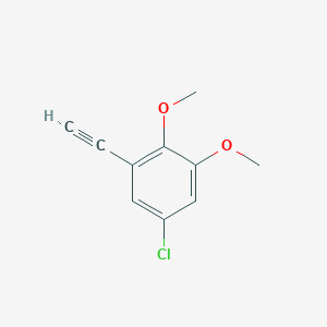 5-Chloro-1-ethynyl-2,3-dimethoxybenzene