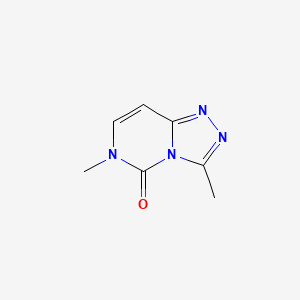 3,6-dimethyl-[1,2,4]triazolo[4,3-c]pyrimidin-5(6H)-one