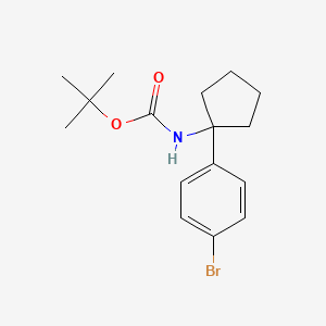 Tert-butyl (1-(4-bromophenyl)cyclopentyl)carbamate