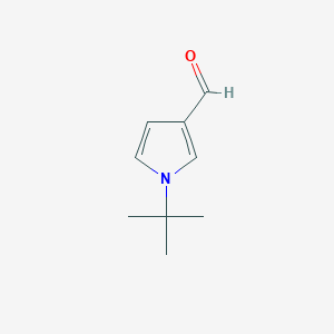 molecular formula C9H13NO B1309690 1-叔丁基-1H-吡咯-3-甲醛 CAS No. 30186-46-0