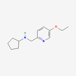 N-((5-Ethoxypyridin-2-yl)methyl)cyclopentanamine